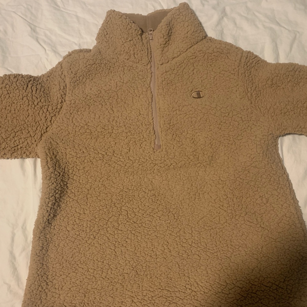champion tan sherpa size S